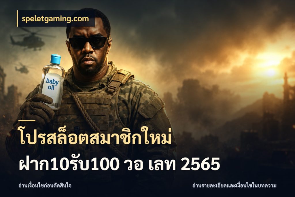 โปรสล็อตสมาชิกใหม่ ฝาก10รับ100 วอ เลท 2565 เครดิตกับรูปแบบโปรที่ตรงใจ กับ speletgaming.com
