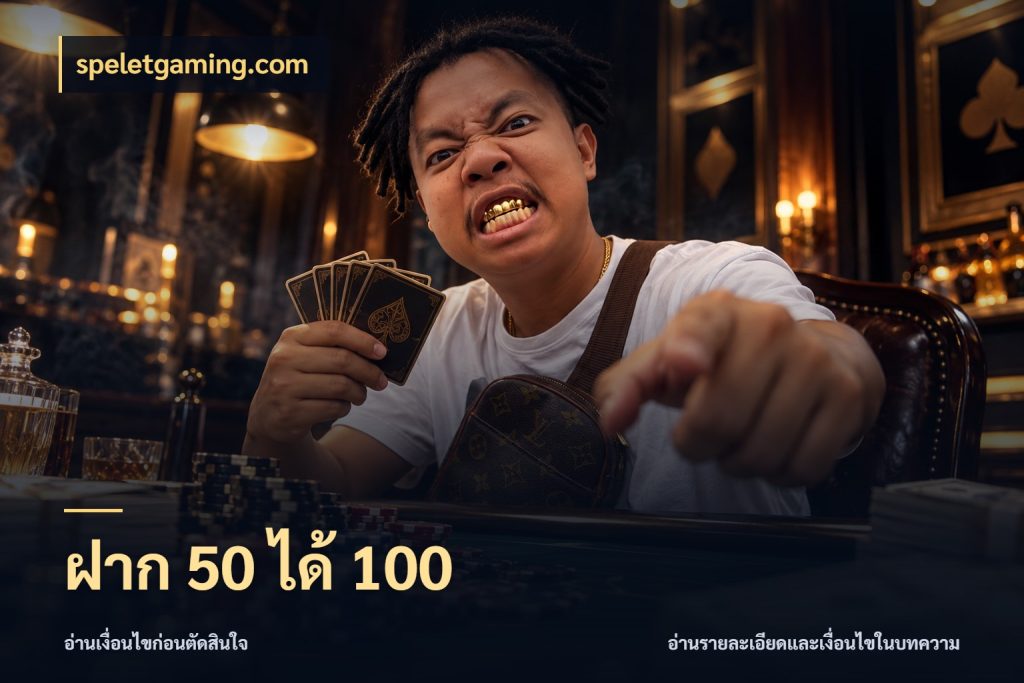 ฝาก 50 ได้ 100 จับประเด็นยอดรับก่อนเลือกความสนุก สไตล์ speletgaming.com