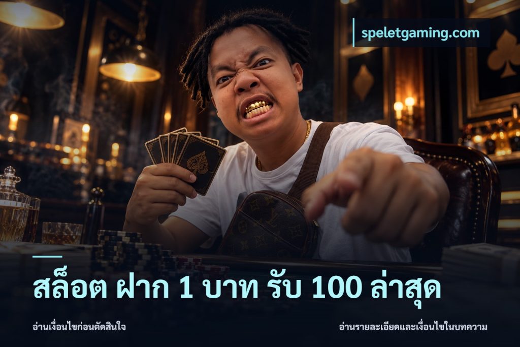 สล็อต ฝาก 1 บาท รับ 100 ล่าสุด