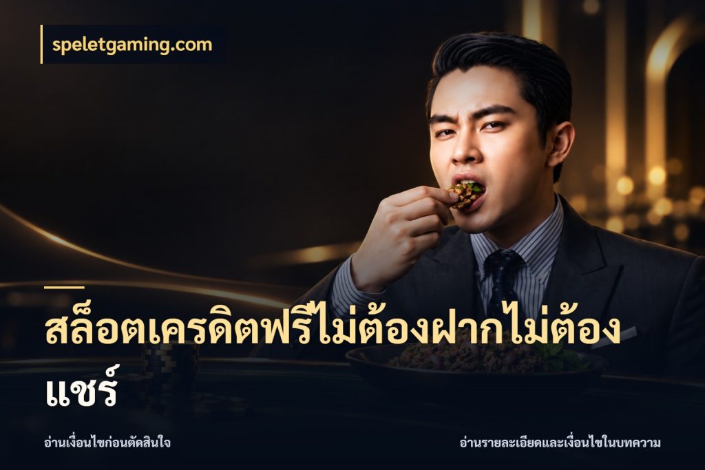 สล็อตเครดิตฟรีไม่ต้องฝากไม่ต้องแชร์ จับมุมเด่นของเครดิตฟรีให้ตรงใจ กับ speletgaming.com