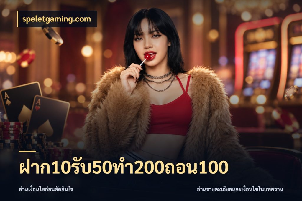 ฝาก10รับ50ทํา200ถอน100 เครดิตกับรูปแบบโปรที่ตรงใจ กับ speletgaming.com