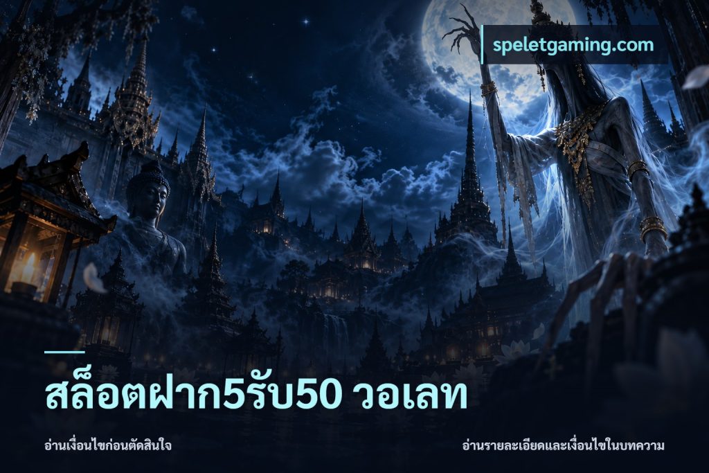 สล็อตฝาก5รับ50 วอเลท