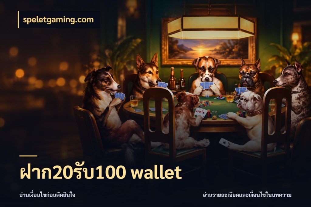 ฝาก20รับ100 wallet speletgaming.com สนุกกับตัวเลือกโปรในสไตล์ของคุณ
