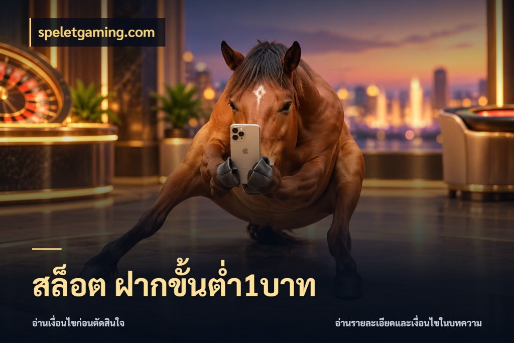 สล็อต ฝากขั้นต่ำ1บาท เลือกสไตล์จากยอดและรูปแบบที่ตรงใจ กับ speletgaming.com