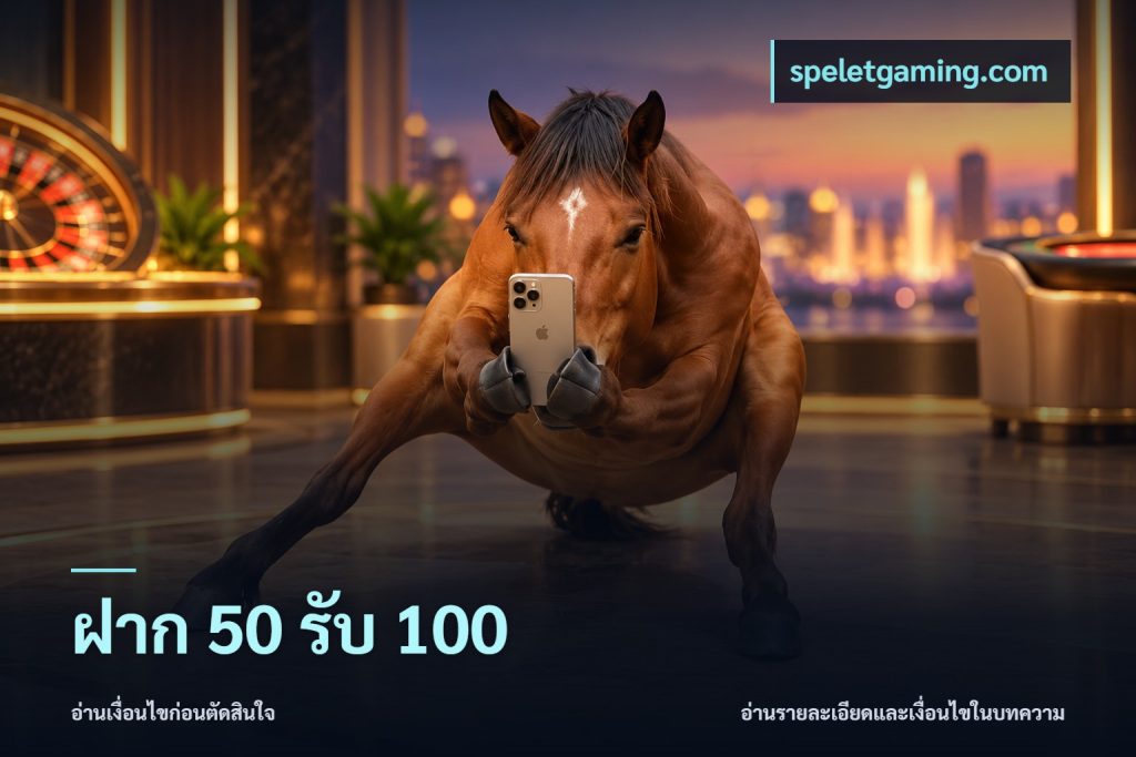 ฝาก 50 รับ 100