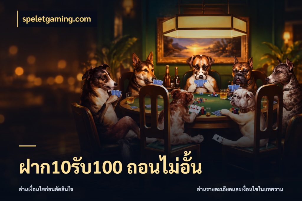 ฝาก10รับ100 ถอนไม่อั้น speletgaming.com สนุกกับตัวเลือกโปรในสไตล์ของคุณ