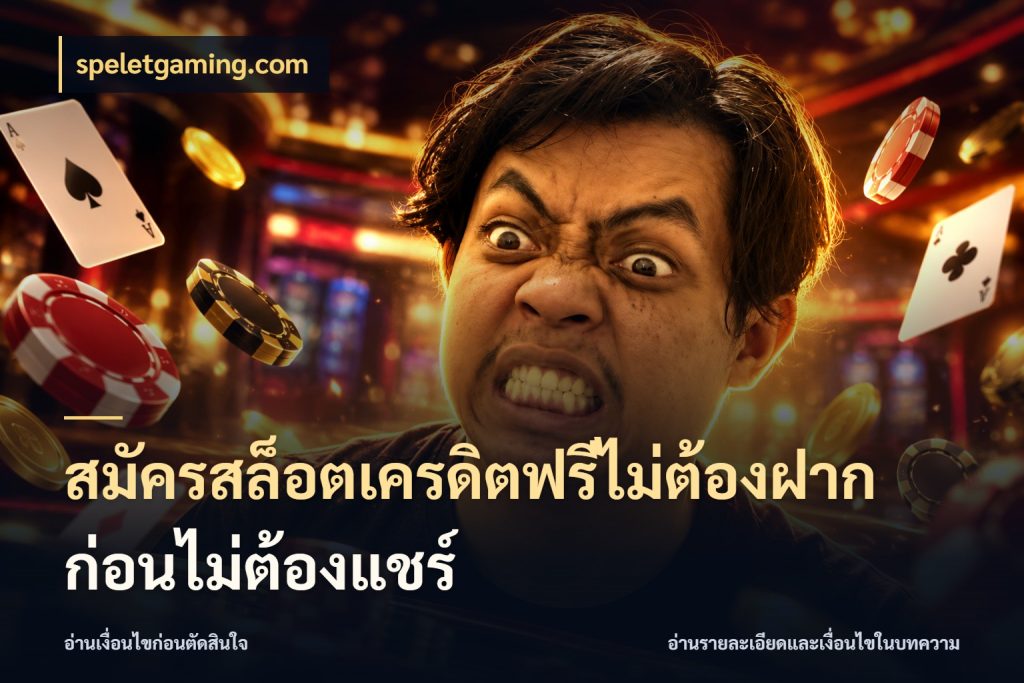 สมัครสล็อตเครดิตฟรีไม่ต้องฝากก่อนไม่ต้องแชร์ สายโบนัสเลือกมุมเครดิตให้ตรงสไตล์ สไตล์ speletgaming.com