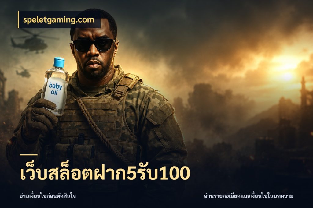 เว็บสล็อตฝาก5รับ100 จับประเด็นยอดรับก่อนเลือกความสนุก สไตล์ speletgaming.com
