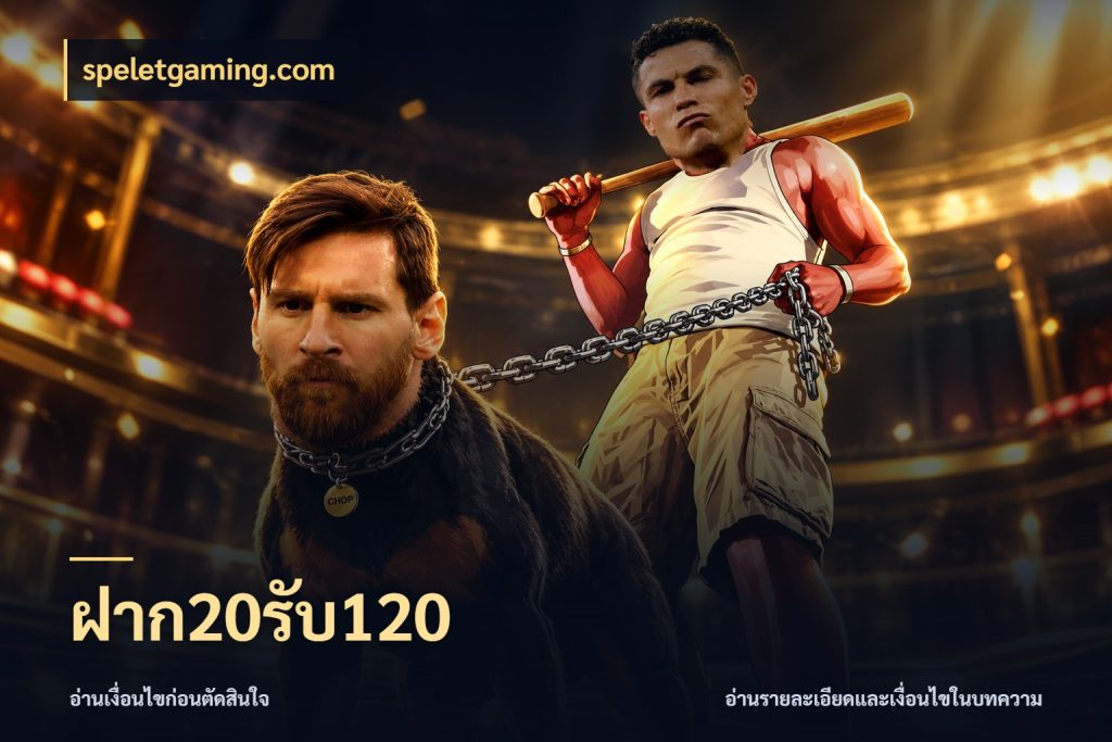 ฝาก20รับ120 สีสันของโปรฝากและยอดรับ สไตล์ speletgaming.com