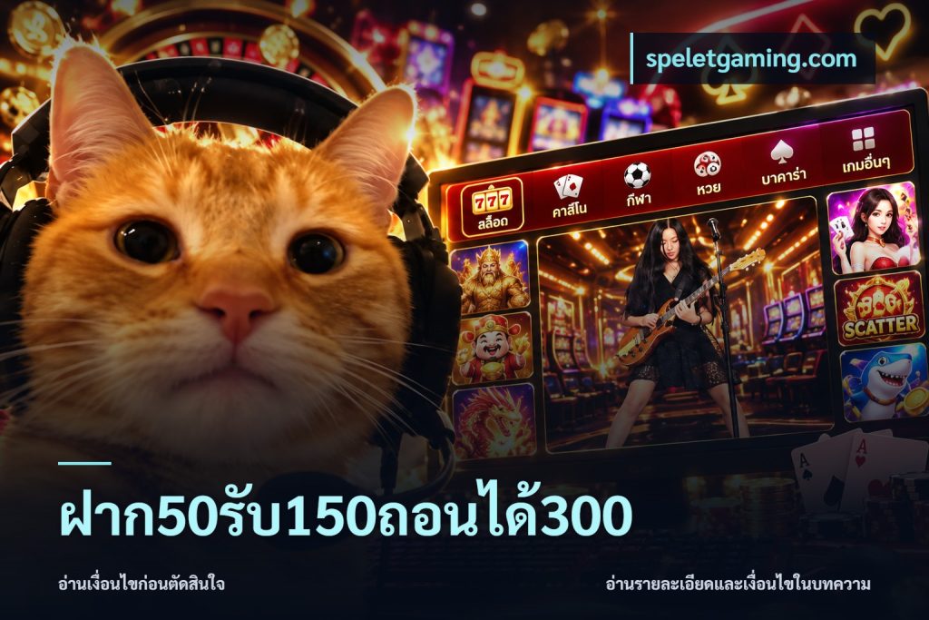 ฝาก50รับ150ถอนได้300