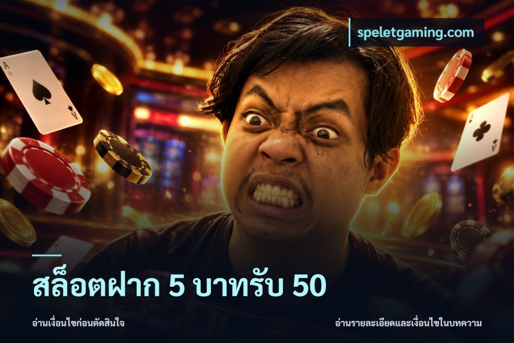 สล็อตฝาก 5 บาทรับ 50