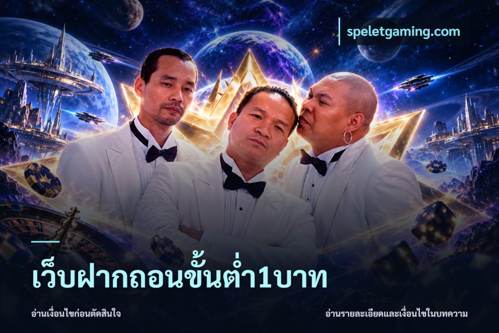 เว็บฝากถอนขั้นต่ำ1บาท