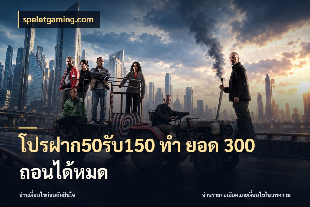 โปรฝาก50รับ150 ทํา ยอด 300 ถอนได้หมด speletgaming.com ยอดฝากและยอดรับในมุมของคนชอบลุ้น