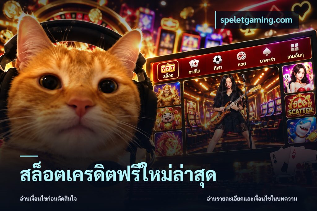 สล็อตเครดิตฟรีใหม่ล่าสุด