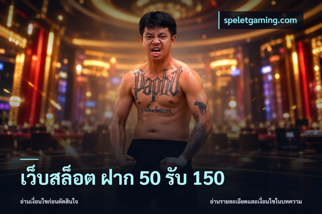 เว็บสล็อต ฝาก 50 รับ 150