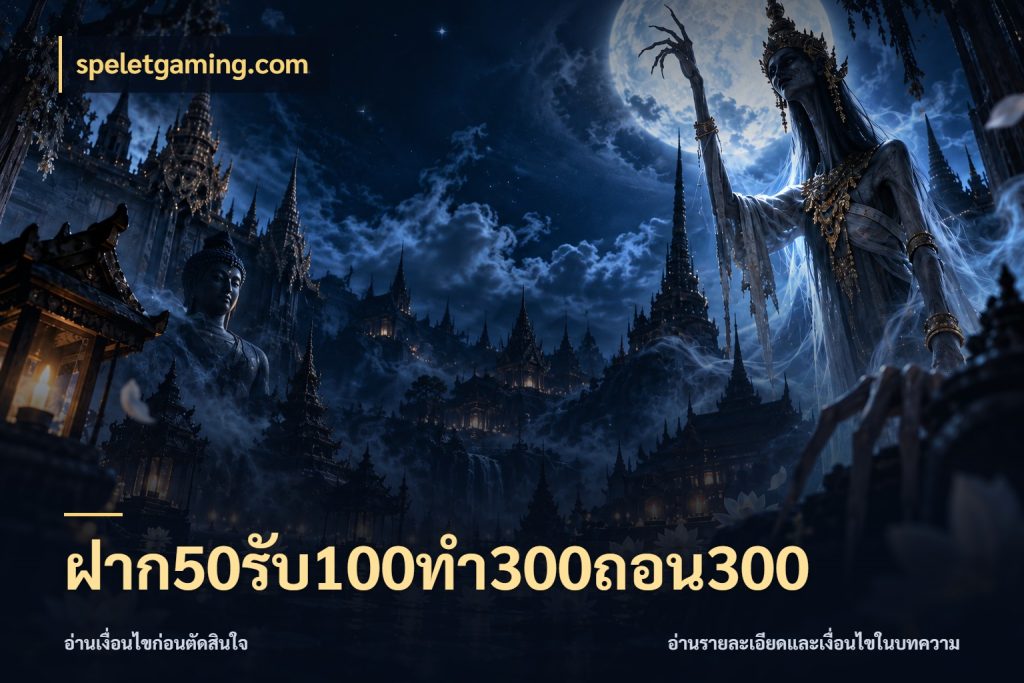 ฝาก50รับ100ทํา300ถอน300 เปิดมุมโปรให้เข้ากับเกมแนวโปรด สไตล์ speletgaming.com