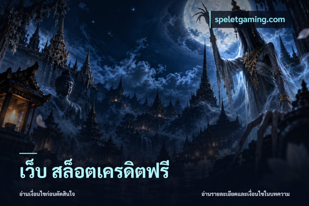 เว็บ สล็อตเครดิตฟรี