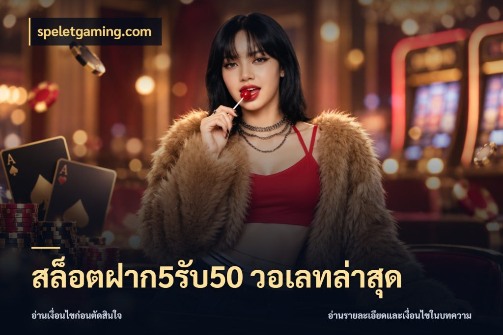 สล็อตฝาก5รับ50 วอเลทล่าสุด speletgaming.com โปรยอดรับที่สายเกมสนใจ