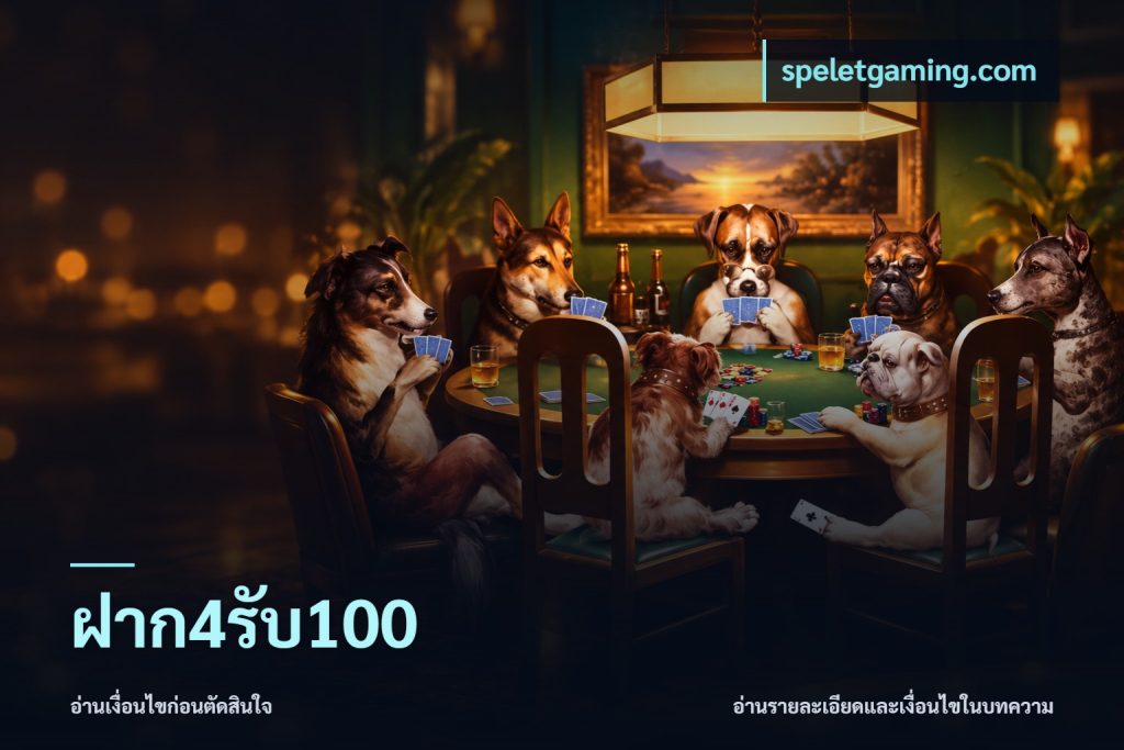 ฝาก4รับ100