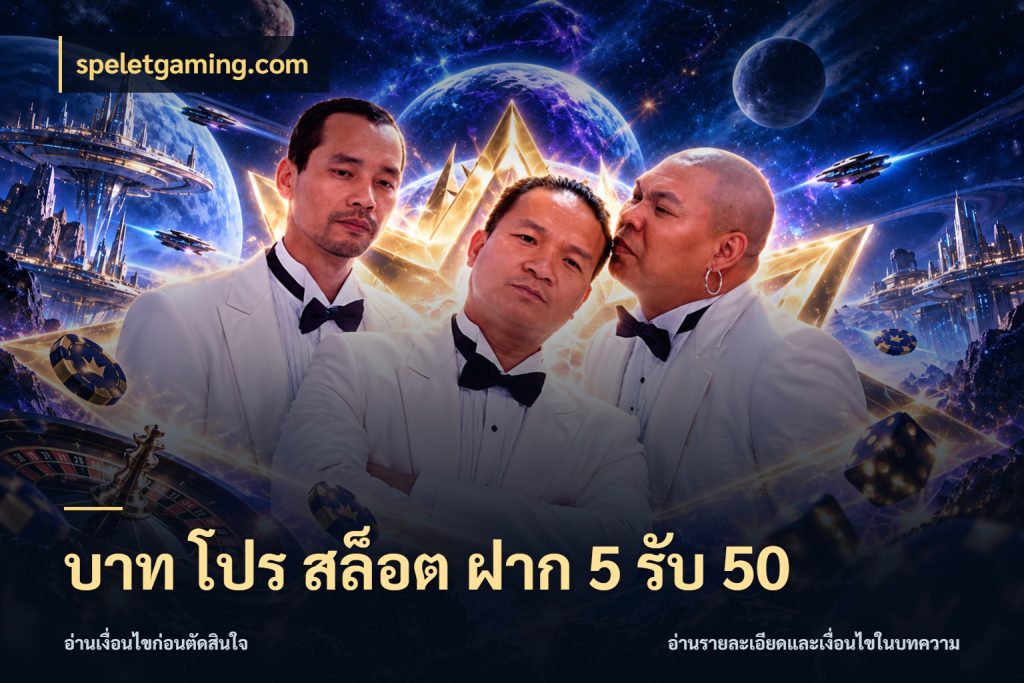 บาท โปร สล็อต ฝาก 5 รับ 50 speletgaming.com รูปแบบโบนัสกับสิทธิ์ของสายเกม