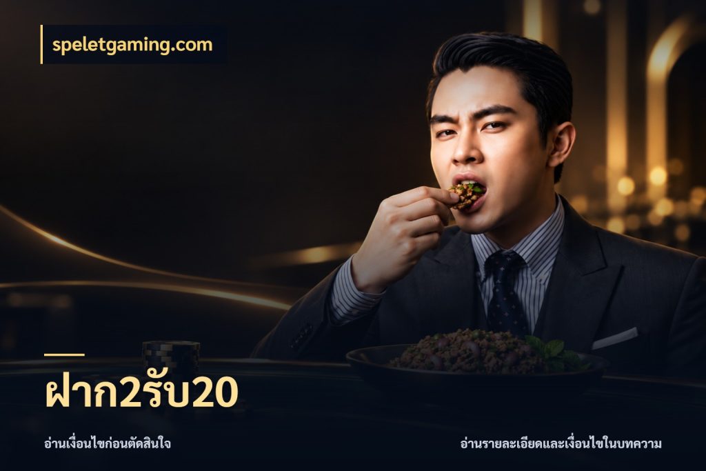 ฝาก2รับ20 speletgaming.com สายโบนัสเลือกจังหวะสนุกได้อย่างไร