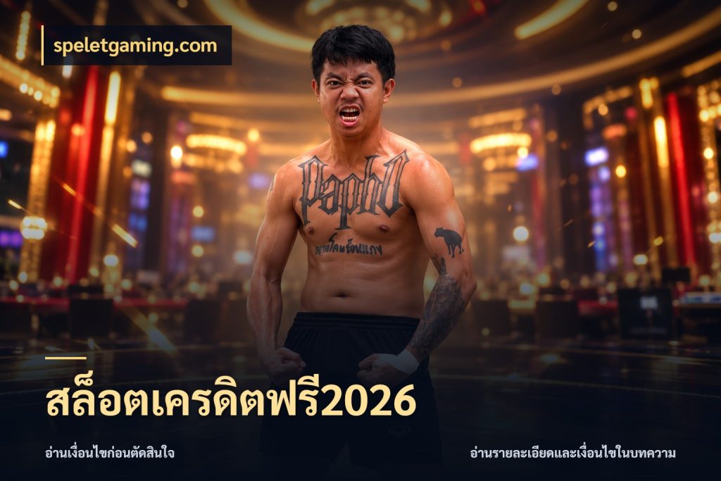 สล็อตเครดิตฟรี2026 speletgaming.com สีสันของเครดิตฟรีและเกมแนวที่ชอบ