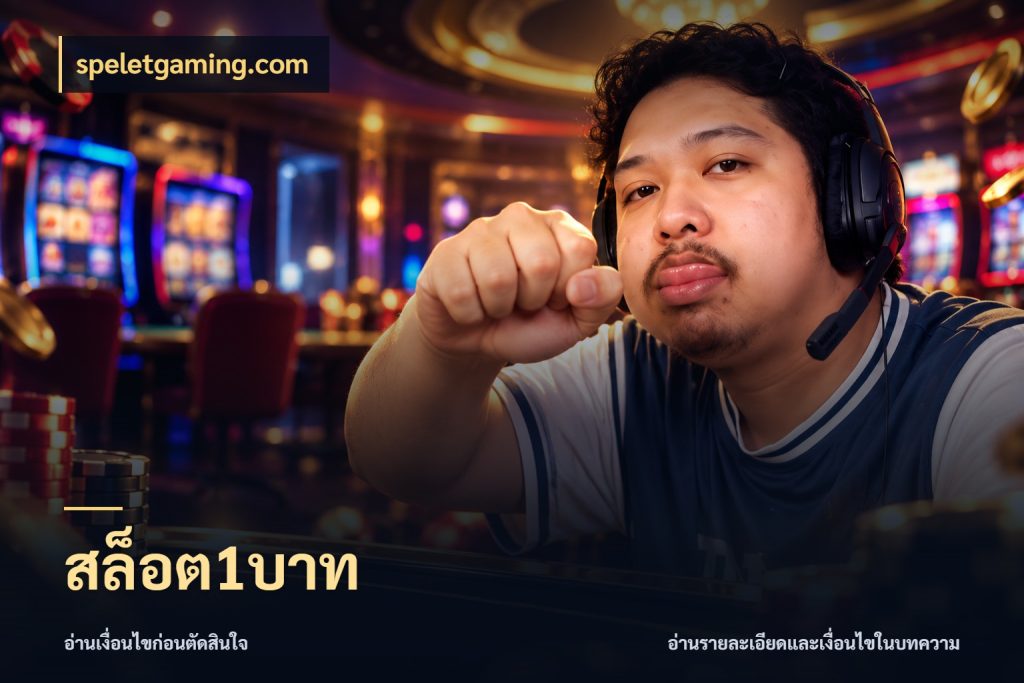 สล็อต1บาท ยอดเริ่มต้นน่าจับตากับสิทธิ์ที่เกี่ยวข้อง ในมุม speletgaming.com