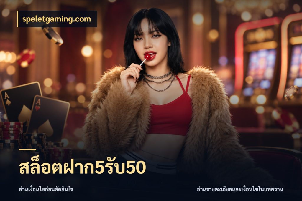 สล็อตฝาก5รับ50 สีสันของโปรฝากและยอดรับ กับ speletgaming.com