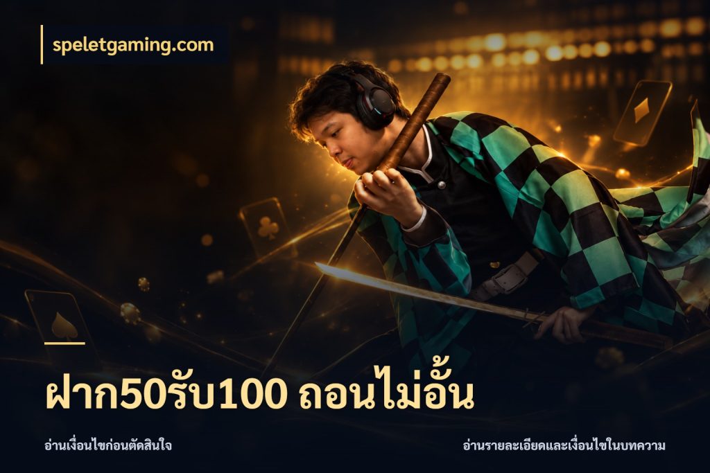 ฝาก50รับ100 ถอนไม่อั้น speletgaming.com สนุกกับตัวเลือกโปรในสไตล์ของคุณ