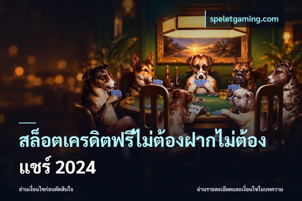 สล็อตเครดิตฟรีไม่ต้องฝากไม่ต้องแชร์ 2024