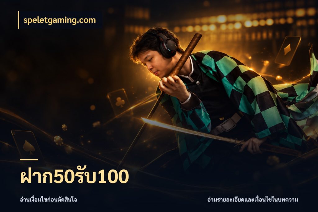ฝาก50รับ100 โปรกับเกมที่ชอบเลือกให้ตรงสไตล์ สไตล์ speletgaming.com