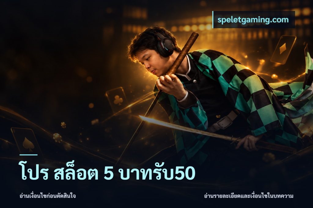 โปร สล็อต 5 บาทรับ50