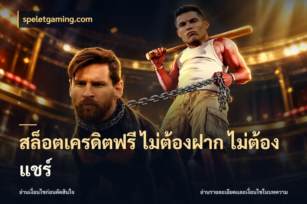 สล็อตเครดิตฟรี ไม่ต้องฝาก ไม่ต้องแชร์ สายโบนัสเลือกมุมเครดิตให้ตรงสไตล์ สไตล์ speletgaming.com