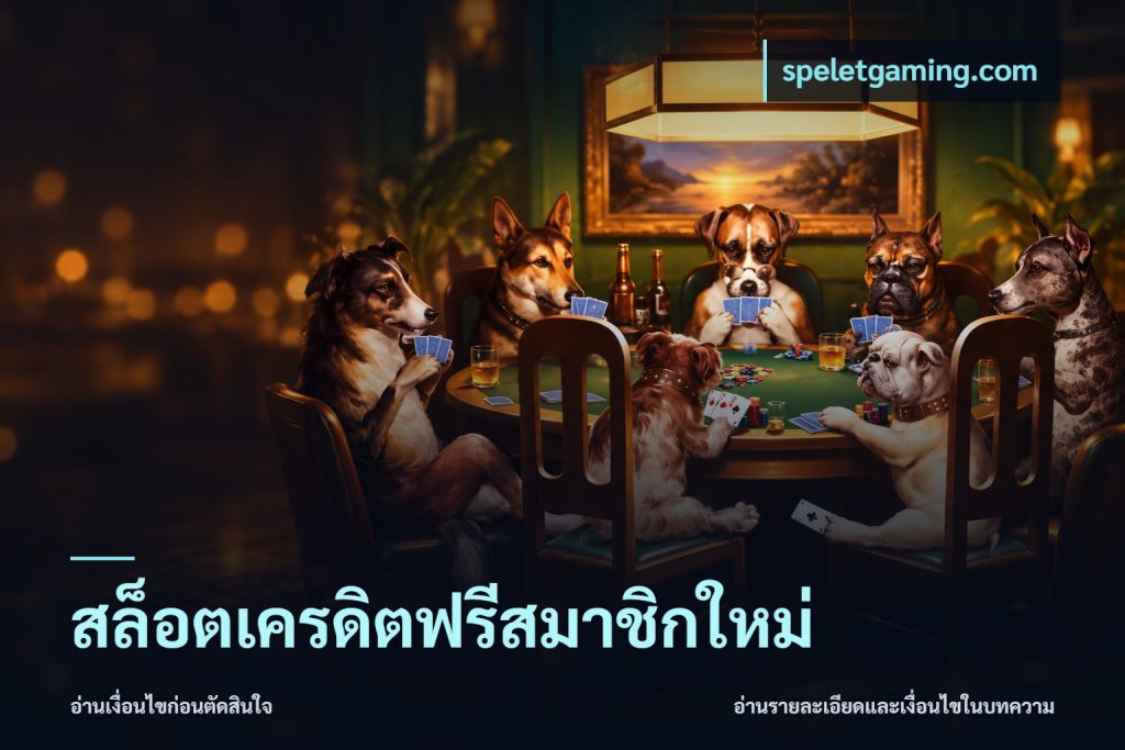 สล็อตเครดิตฟรีสมาชิกใหม่