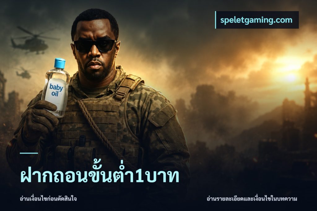 ฝากถอนขั้นต่ำ1บาท