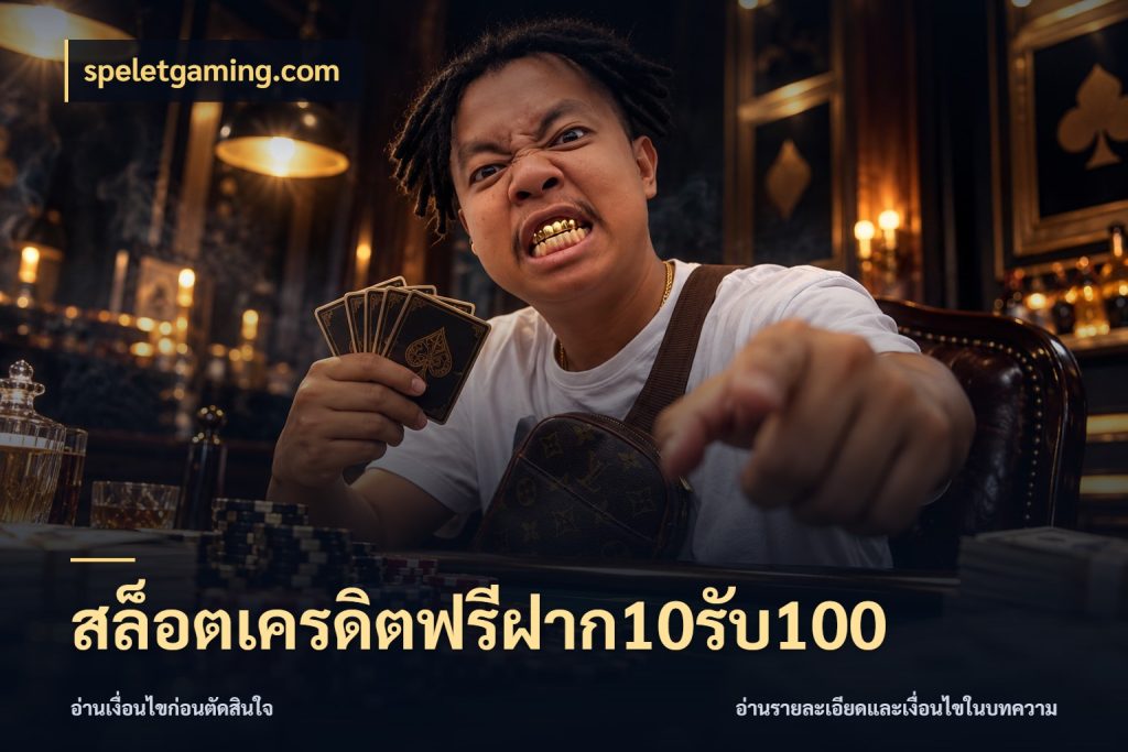 สล็อตเครดิตฟรีฝาก10รับ100 จุดเด่นของเครดิตที่คนชอบเกมอยากรู้ กับ speletgaming.com